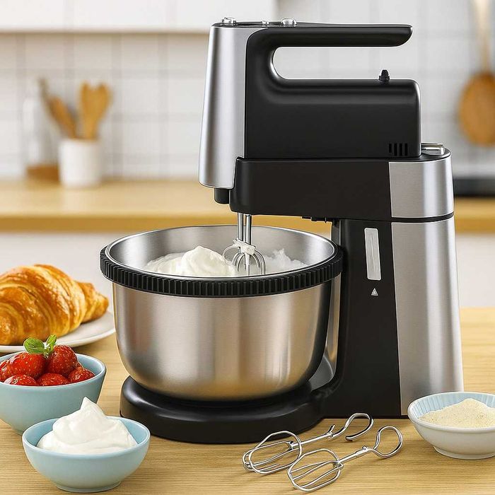 Миксер с купа Royalty Line RL-HM19015, 700W, 6 бъркалки, 3 л,