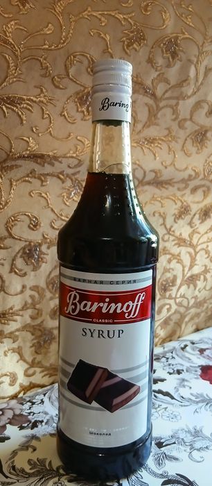 Шоколадный сироп Barinoff (1 л) — для кофе, десертов и коктейлей!