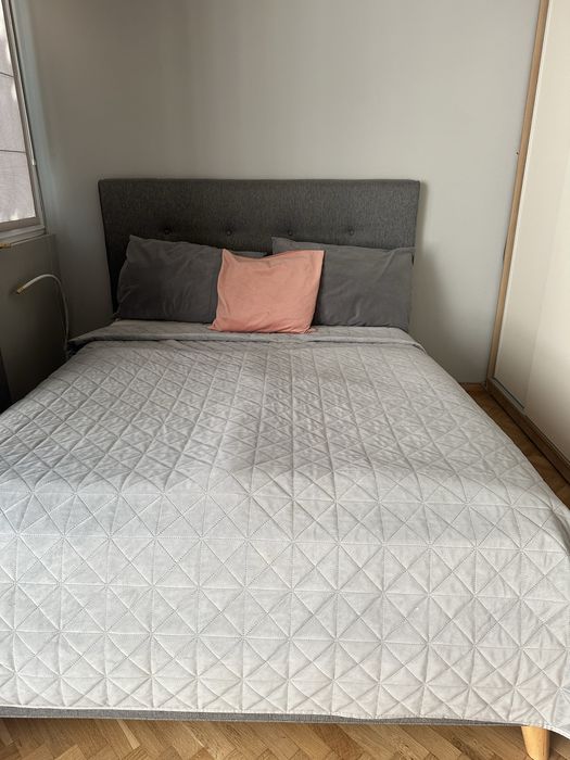 Спалня тапецирана 140/200