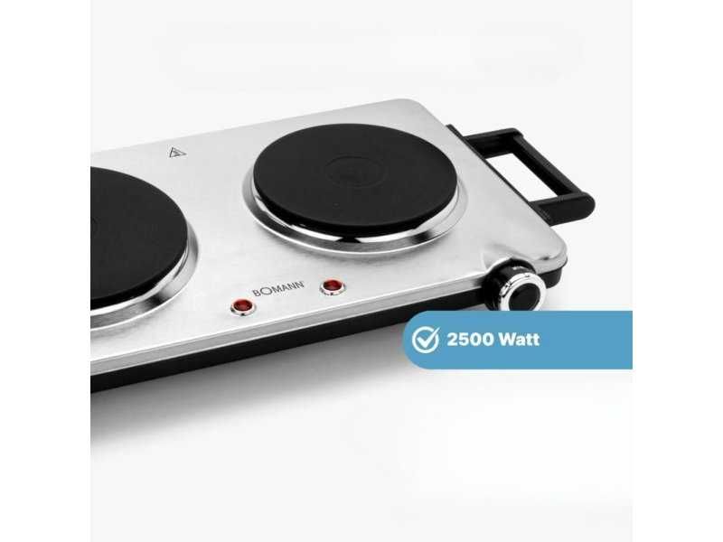 Двоен Електрически Котлон от Неръждаема Стомана Bomann DKP 5033 E CB