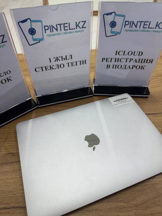 Macbook air 13 m1 256 gb 99% silver Pintel.kz