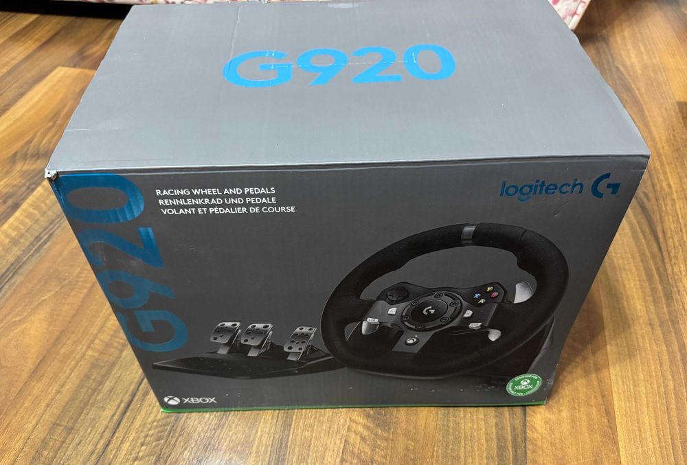 Vand set volan gaming Logitech G 920 cu pedale si schimbator
