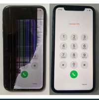 Schimbare ecran reparatie display lcd afisaj telefon spart, garantie