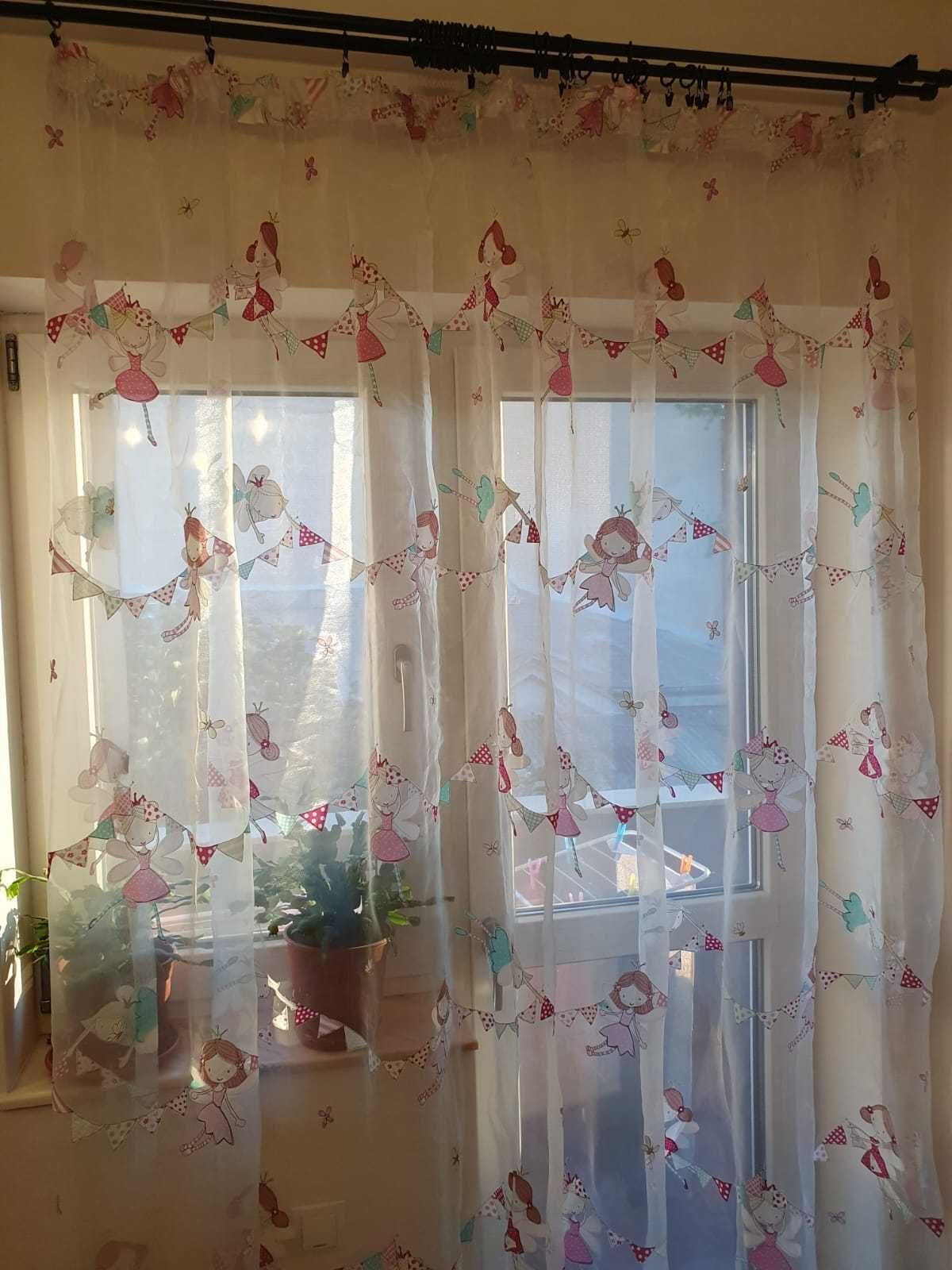 Set draperie, perdea si galerie pentru camera copil