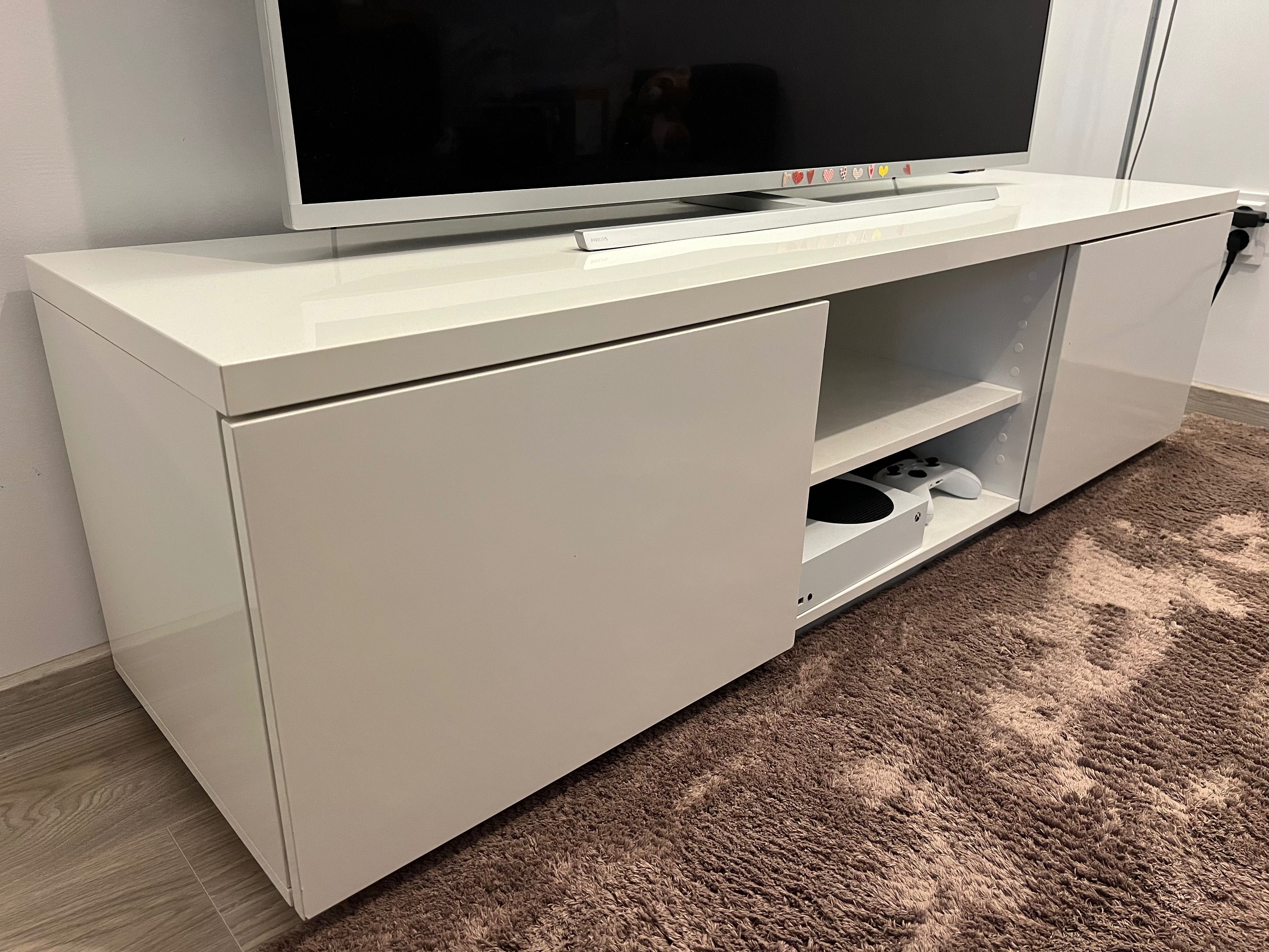 Comoda TV alba, Ikea Byas