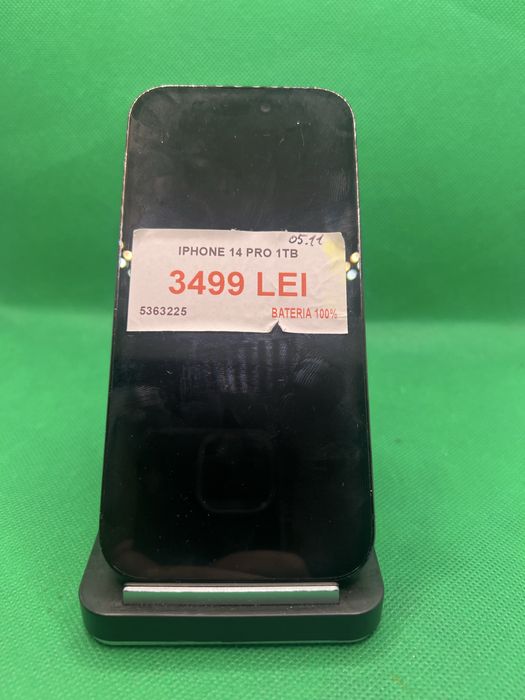 iPhone 14 Pro 1TB 100% •Amanet Lazar Crangasi•53632