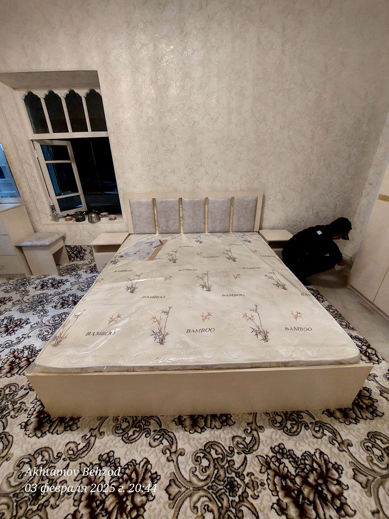 Dvuxspalniy krovat , 2kishilik yotok kravat двухспалний  bez matras