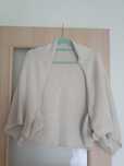Bolero crem dama