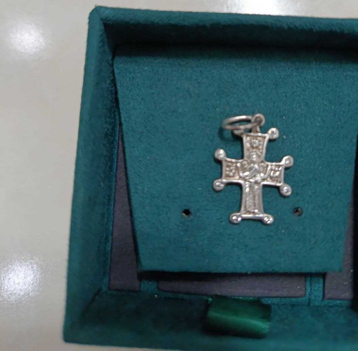 Кулон крестик. Серебро 925 пробы. Изящный.