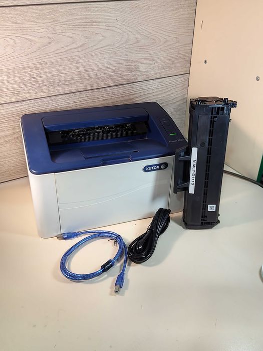‼️Принтер Xerox 3020 черно белый лазерный ксерокс А4 Гарантия