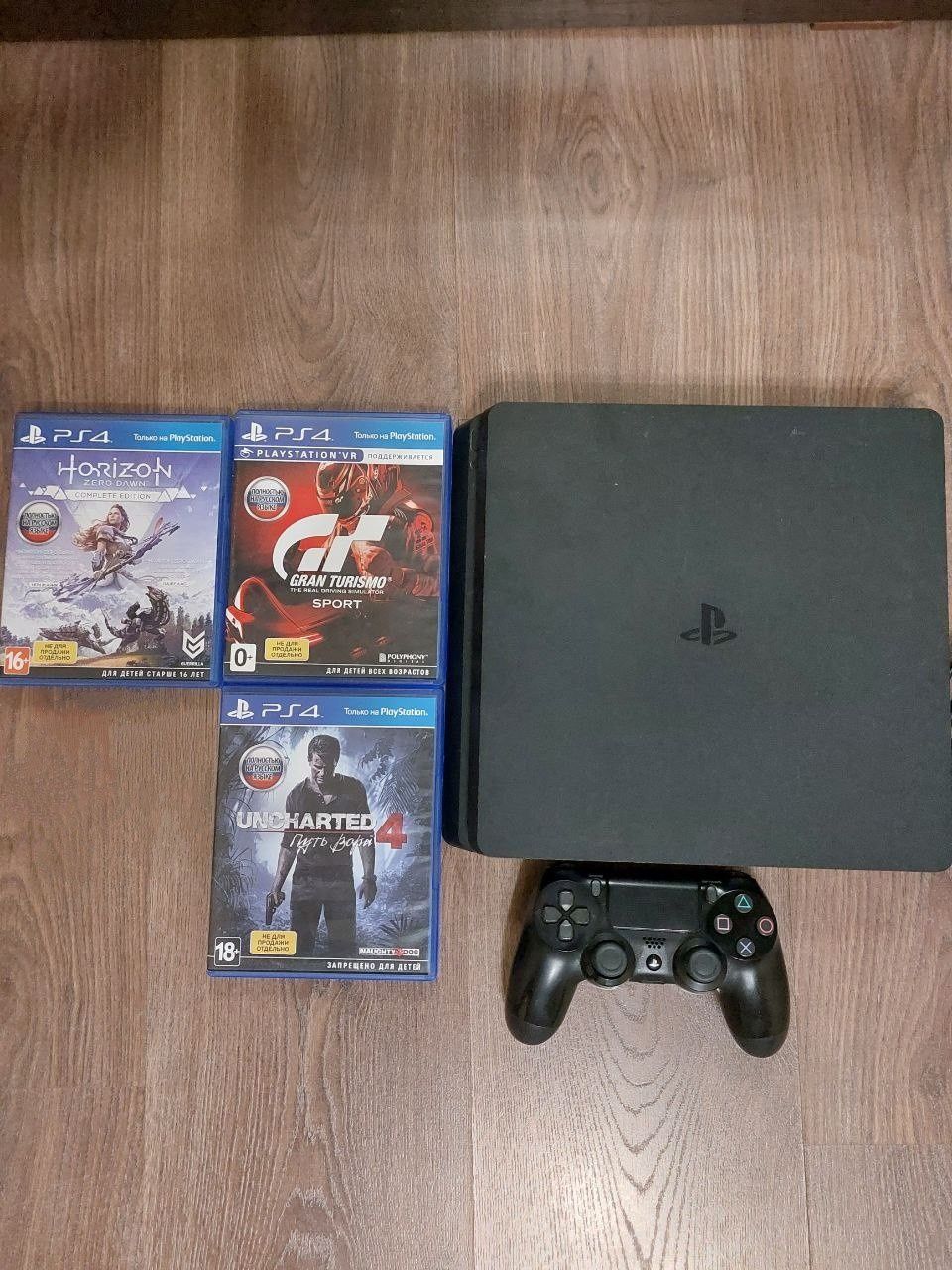 Sony playstation 4 500gb с играми