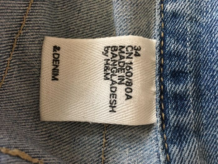 Jachetă scurtă de denim Geaca blug Nr 34 XS H&M
