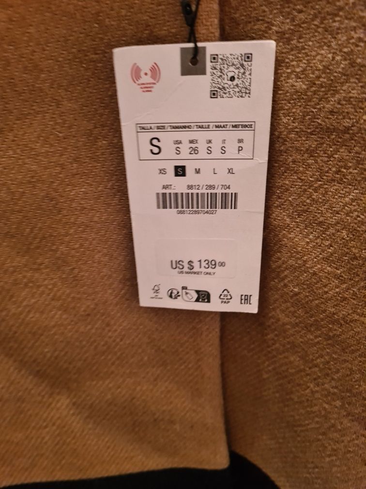 Pardesiu Zara, 50% lana