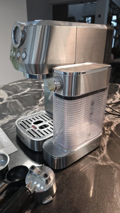Espressor cafea COOK-IT Inox, 20 Bar, 1350 W, 1, 3L, Pompa italiana, S