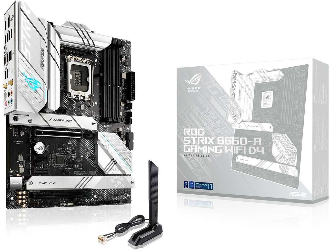 ТОП ЦЕНА! Дънна платка ASUS ROG Strix B660-A Gaming WIFI D4