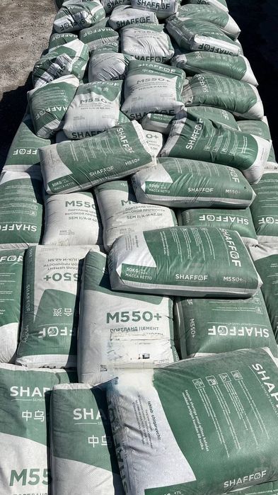Цемент Shaffof M 550+ Sement Мустахкалик 100%