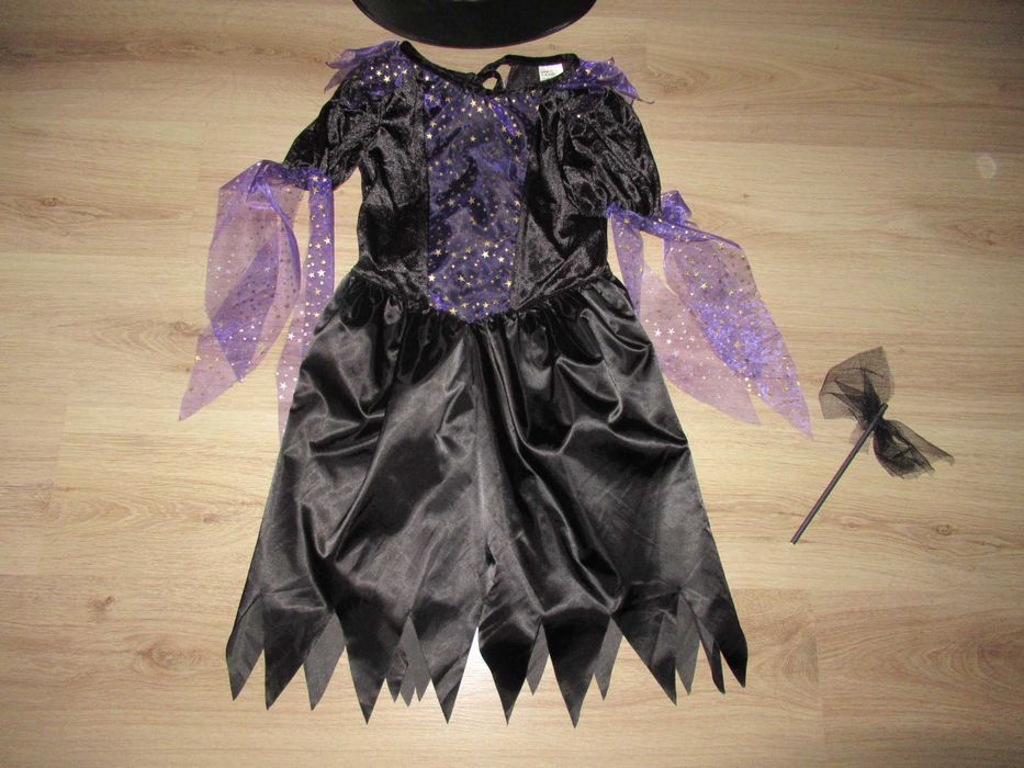 ХЕЛОУИН костюм/ рокля СТРАХОТНА РОКЛЯ с аксесоари--140 номер