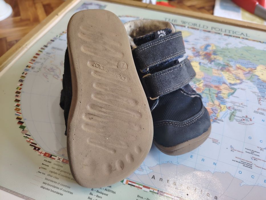 Детски зимни боси обувки 3f Barefoot