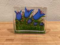 prespapier foi hartie din cristal iittala of Finland pictata semnata