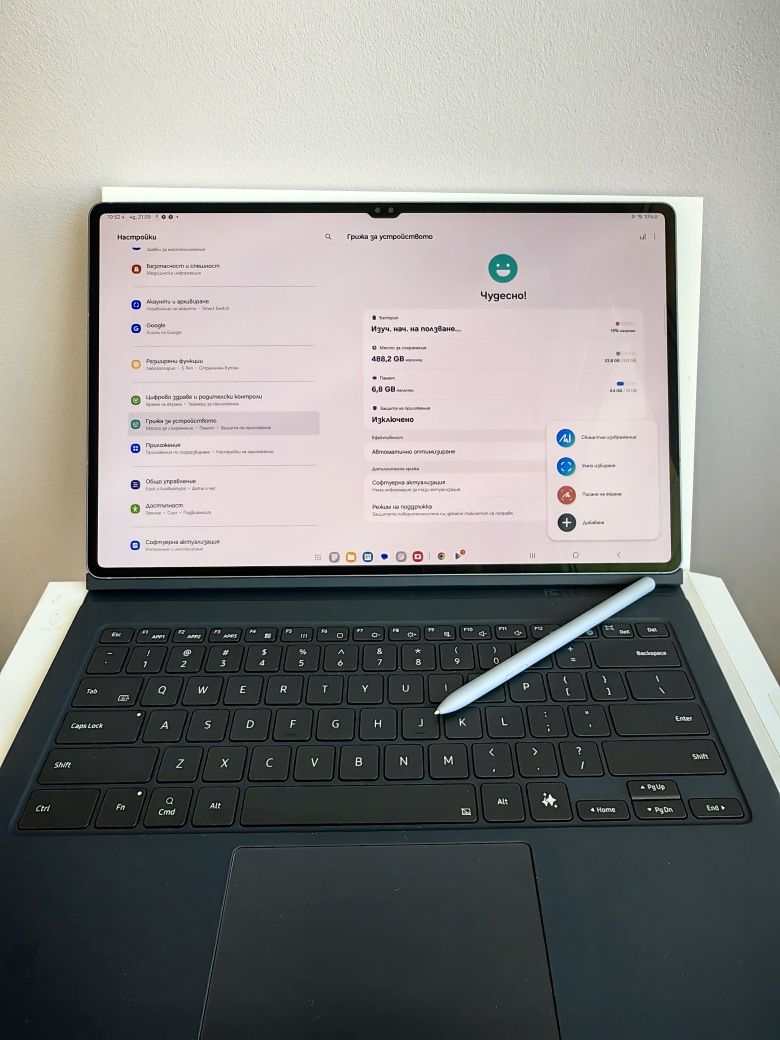 Samsung Tab S10 Ultra 12/512 Gb S Pen  WiFi УНИКАТ