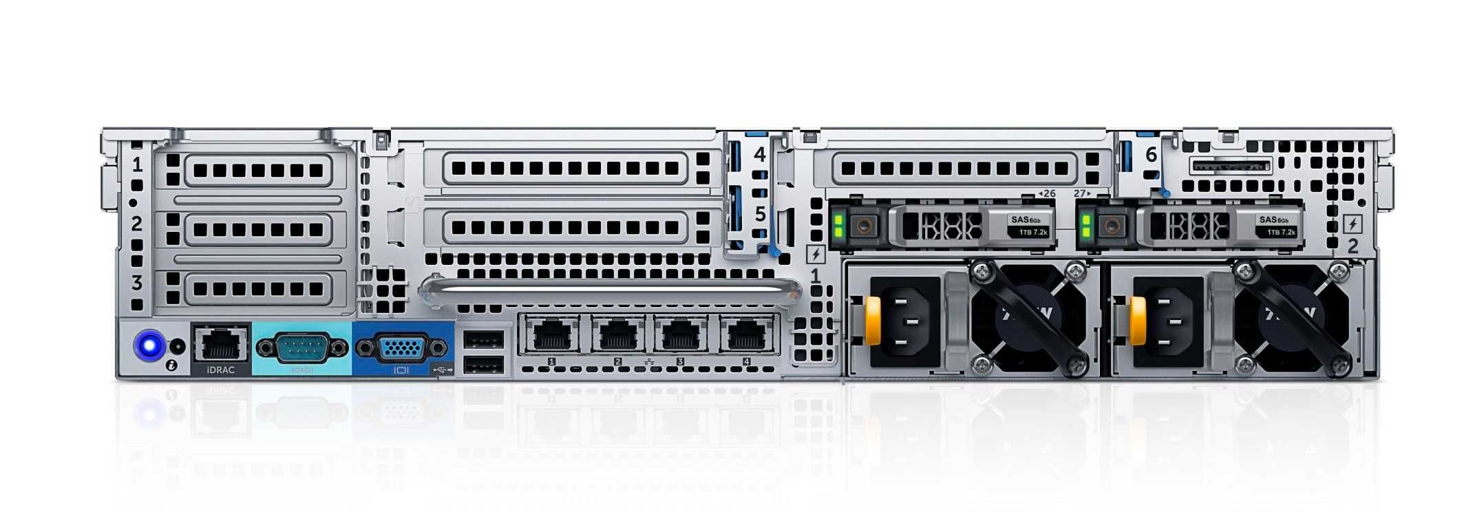 Сервер Dell PowerEdge R730xd 40C/128Gb 24 SFF