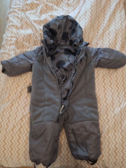 Costum salopeta H&M 80 Gri