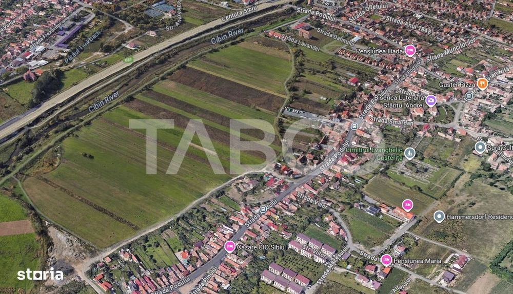 Teren de vanzare intravilan cu suprafata utila de 3000mp zona Gusteria