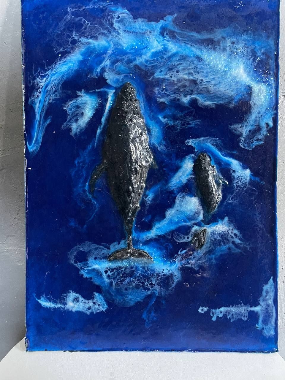 3Д картина китов