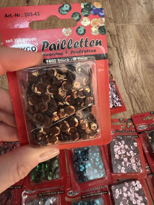 Lot paiete 6 mm diverse culori