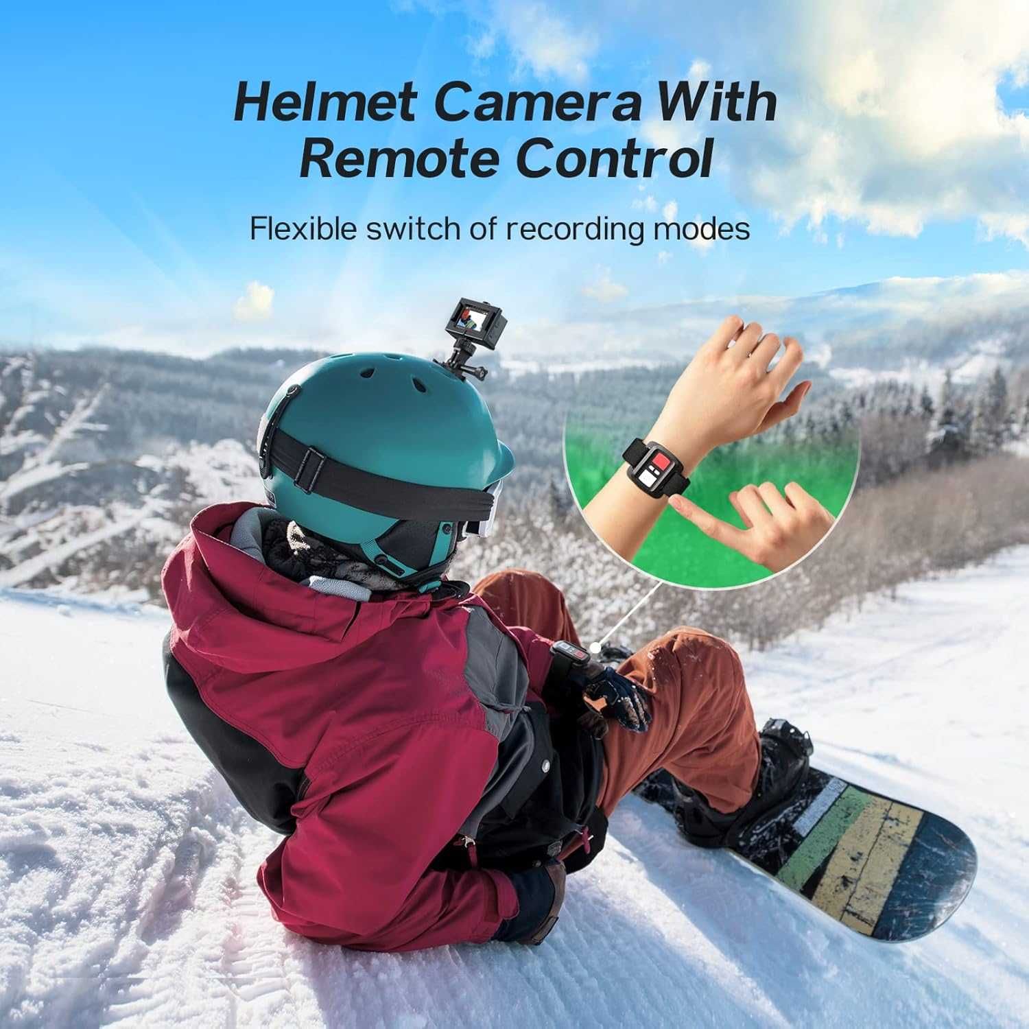 Surfola SF230 Подводна екшън камера 4K 30fps, до 40 метра дълбочина