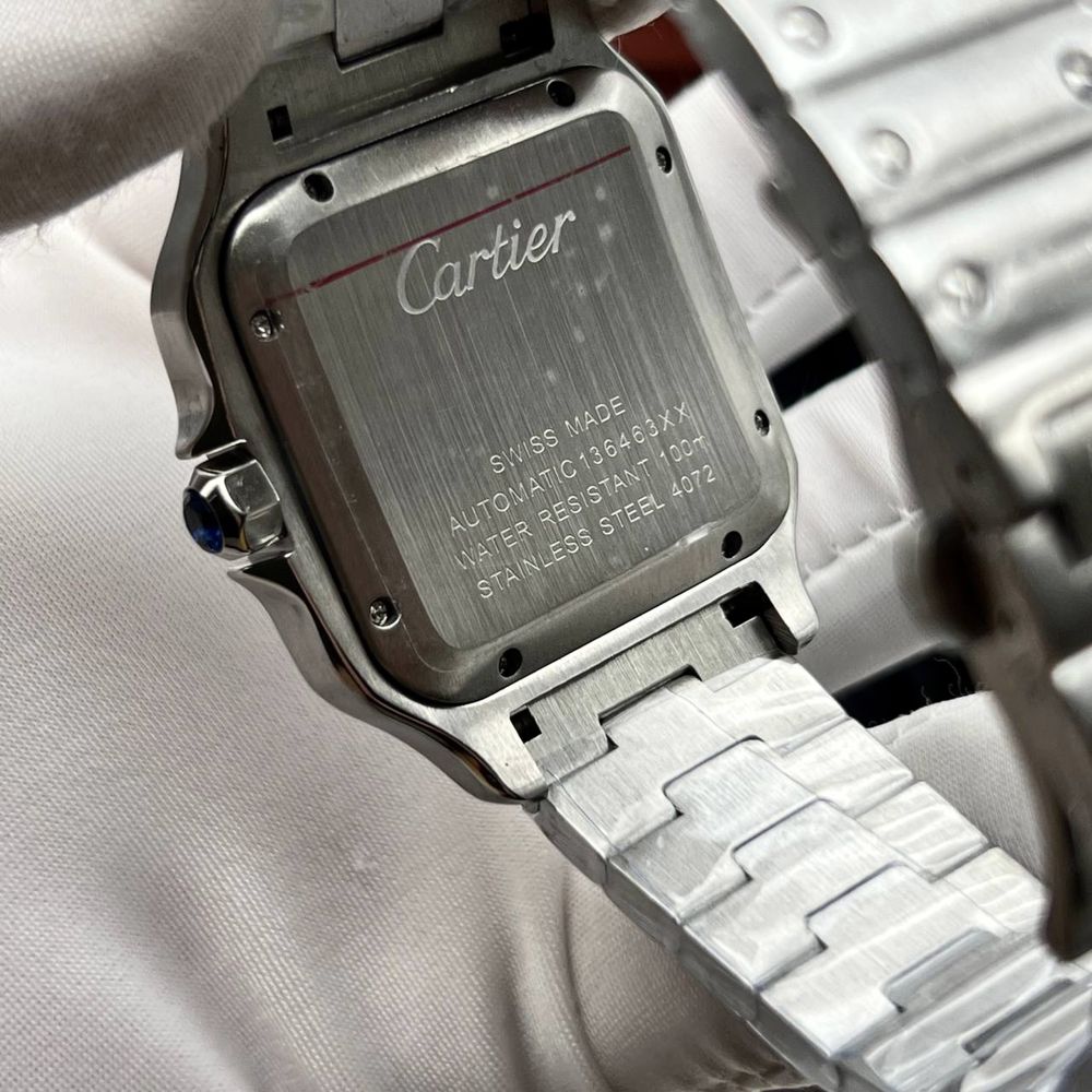 Cartier Santos 100XL Silver Automatic