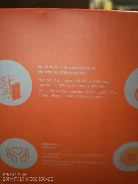 Unbeaten ferris 360 Purifcator aer smart wifi display led, filtru hepa