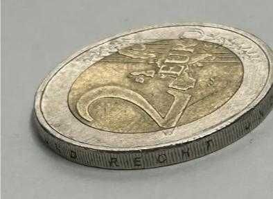 2 EURO GERMANY 2 Евро 2002 A Германия Специален Знак "А" Рядка Монета