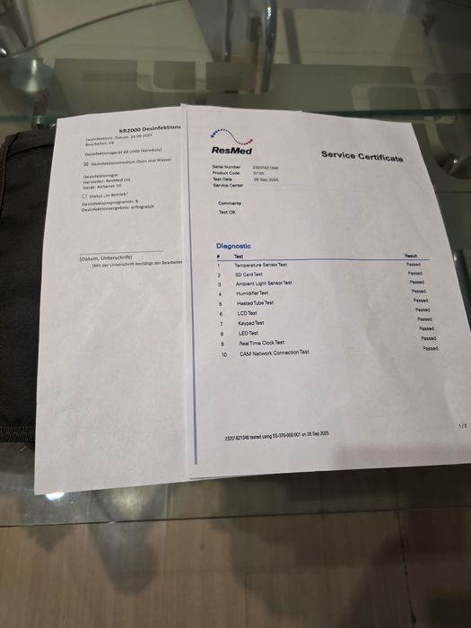 Автоматичен ResMed AirSense10 Autoset апарат сънна апнея CPAP/ ЦПАП