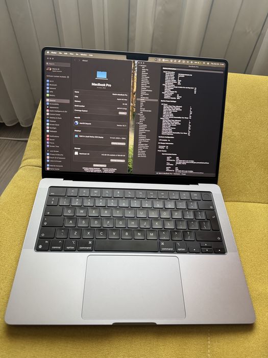 MacBook Pro M2 Max 14” - 98% baterie + 3 huse piele / schimb RTX 5090