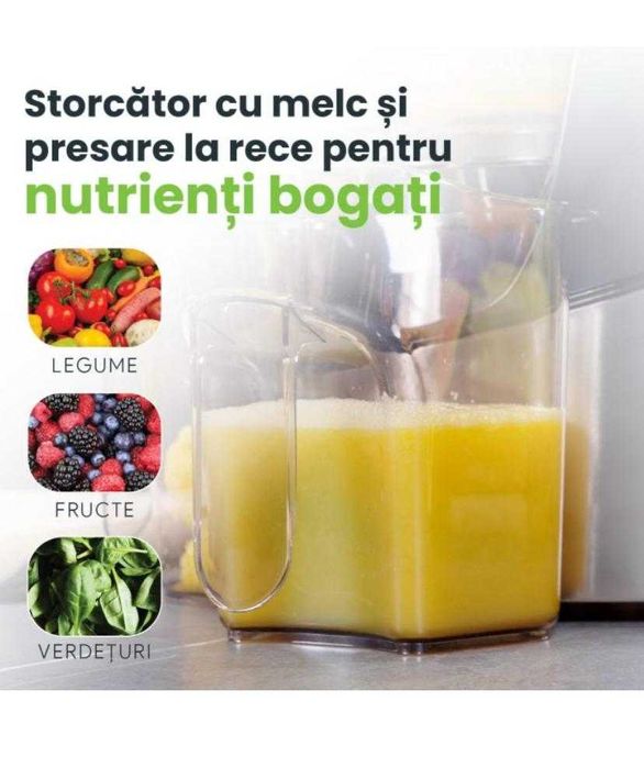 Storcător fructe și legume, cu melc , presare la rece, SJ5000.  NOU!!