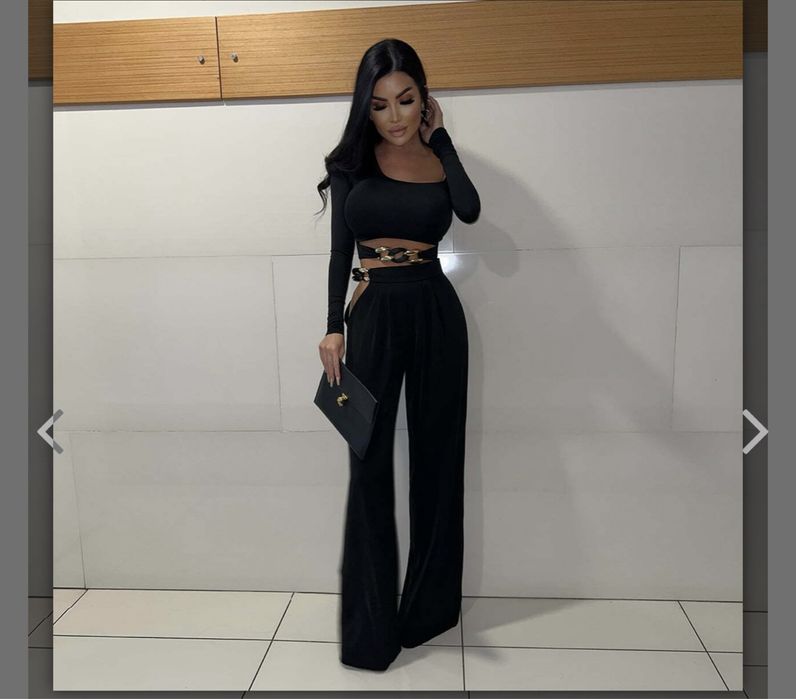 Compleu elegant negru odesza set black