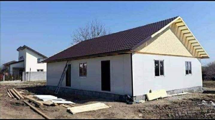 Vand containere modulare stil case din panou sandwich 6.3*3.6m