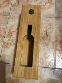 Дървена кутия за бутилка