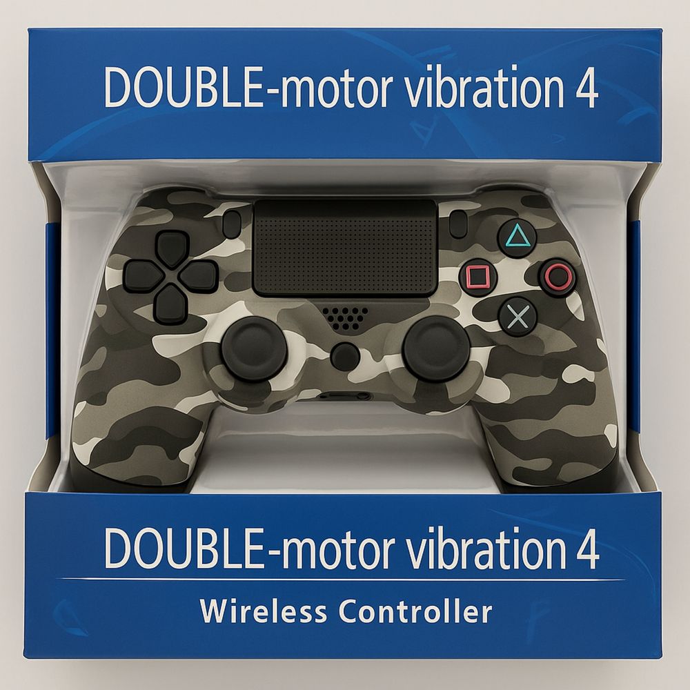 PS4 джойстик (жаңа, Double Motor, камуфляж)