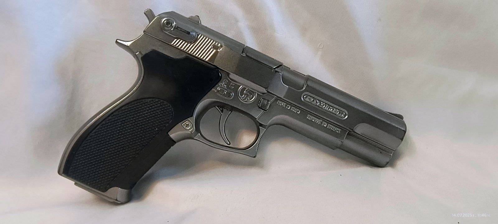 Метален пистолет с капси Colt 1911 комплект с кобур