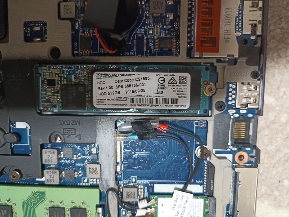 laptop hp zbook pentru piese sau rescris bios