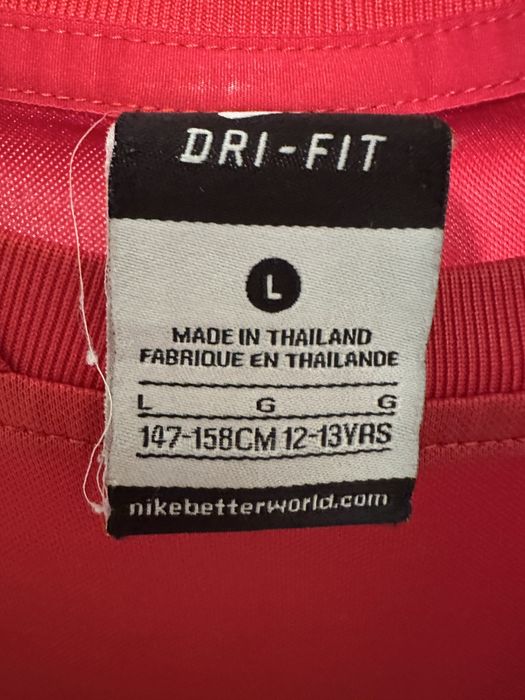 Tricou copii fotbal NIKE Dri-Fit marimea 147-158 cm (12-13 ani)