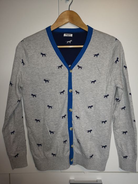 Bluza cu nasturi / fermoar pt baieti 10-12 ani, bumbac 100%