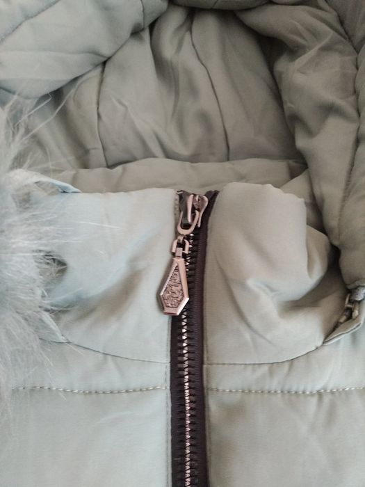 Синьо-зелено зимно дамско яке 44 номер (М/Л размер), Спиди/лично пр.