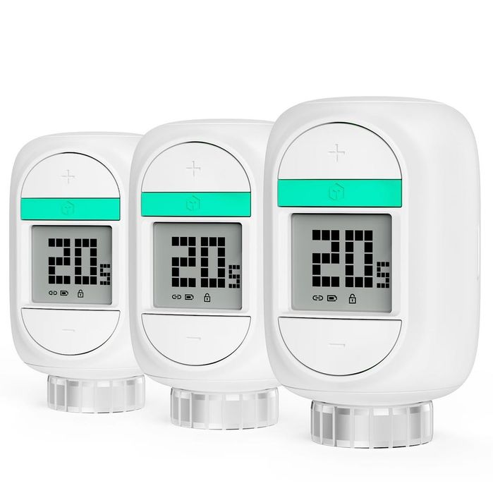 Termostat inteligent pentru radiatoare cu programare, control vocal