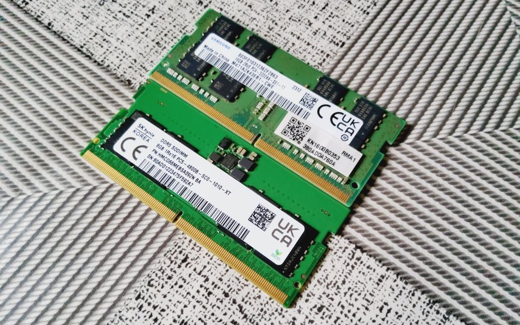 Ram Laptop Gaming DDR4 16GB 3200Mhz и DDR5 8GB 4800Mhz