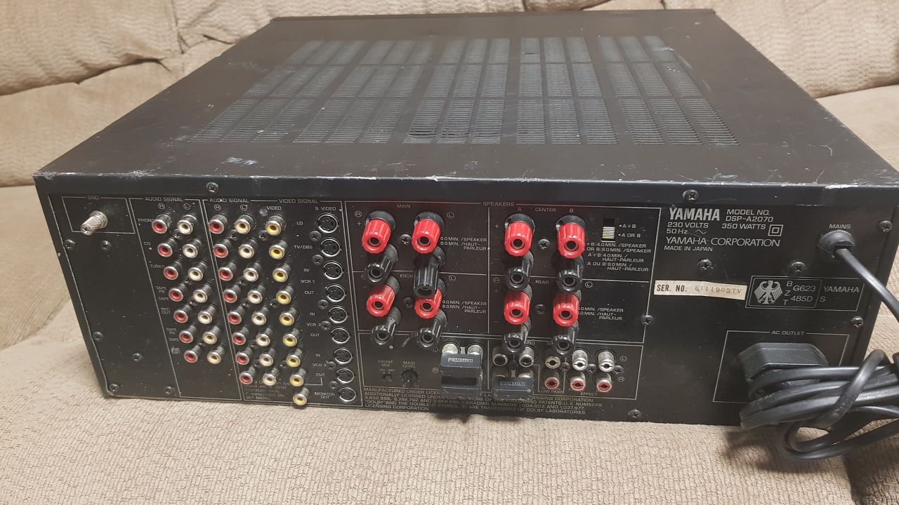 Yamaha DSP-A2070 MONSTRU 21 Kg, NAD,  Finearts v3, preamplificator Phi