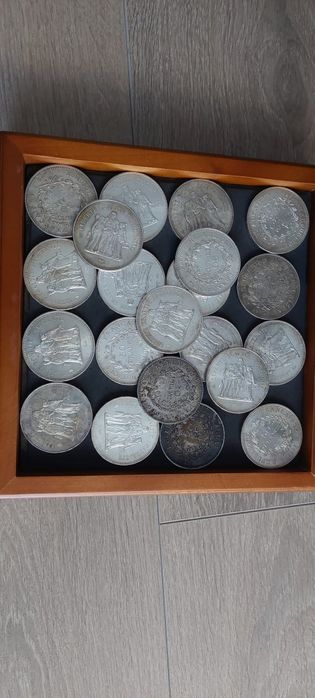 Lot 21 Monede Argint – 50 Francs Franța | 630 g Argint | Preț Fix