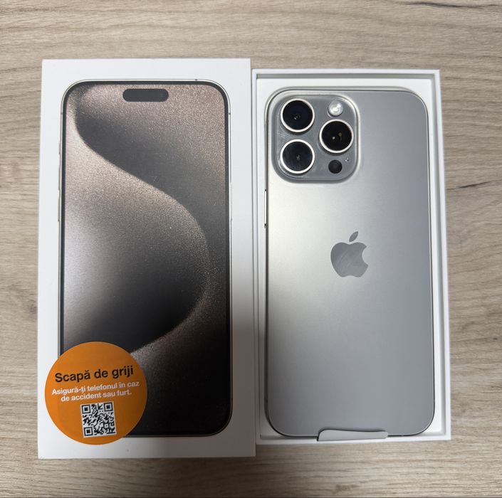 Iphone 15 Pro Max ,256 GB, baterie 91% ca nou,in garantie.
